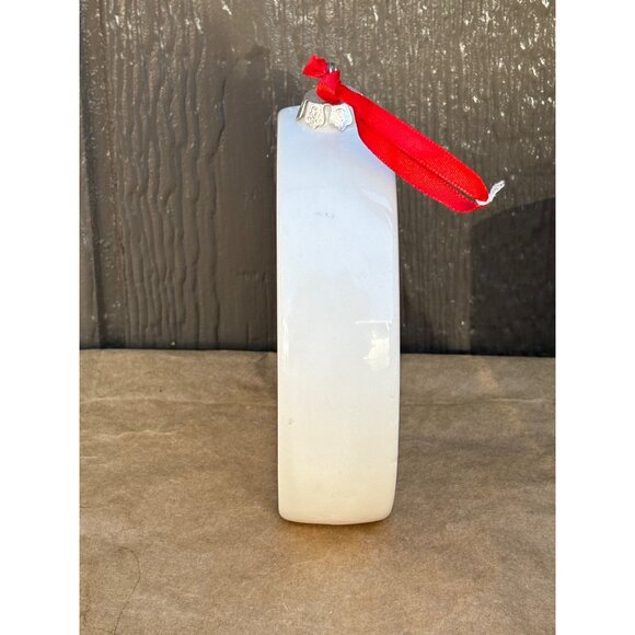 Temp-tations by Tara Ceramic Church Christmas Eve Munch Ornament Recipe Decor - Picture 4 of 7